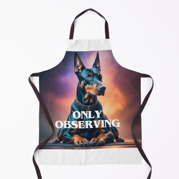 Item preview, dog observing designed and sold by AcioMac.