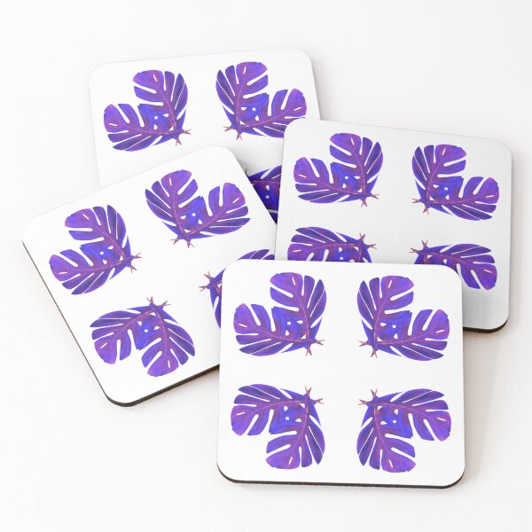 Item preview, Purple leaves pattern designed and sold by Meo Design.