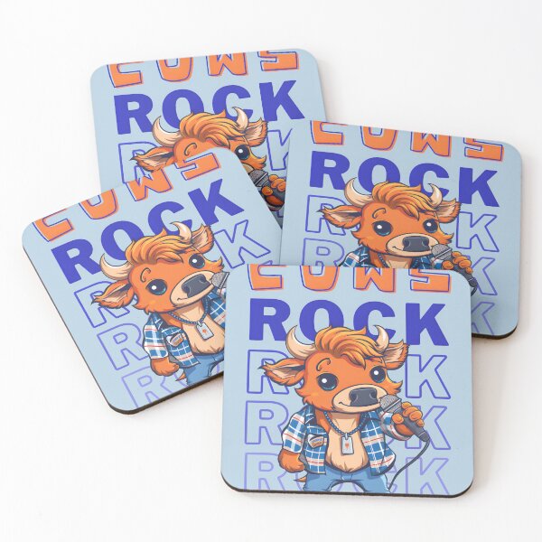 Item preview, Highland cow rocks designed and sold by GediaPrints.