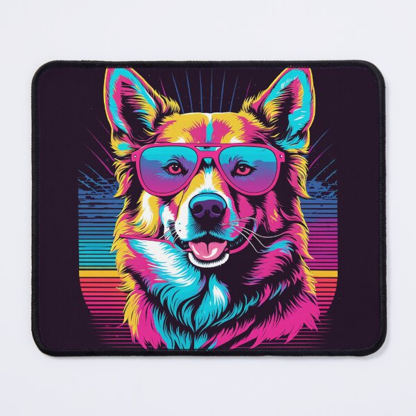Item preview, Dog with glasses because even naps deserve to be transformed into stylish moments, with a touch of canine fashion designed and sold by Pulsant Paintings.