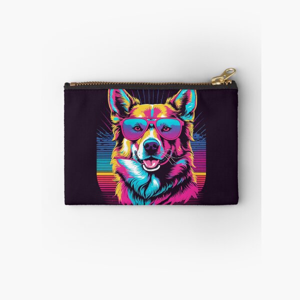Item preview, Dog with glasses because even naps deserve to be transformed into stylish moments, with a touch of canine fashion designed and sold by Pulsant  Paintings.