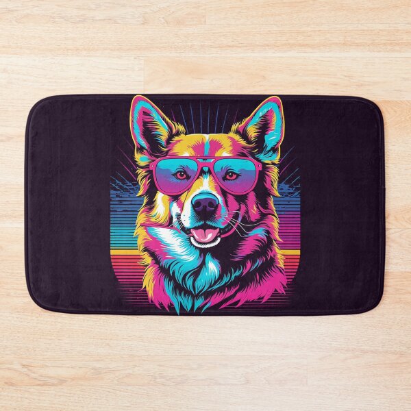 Item preview, Dog with glasses because even naps deserve to be transformed into stylish moments, with a touch of canine fashion designed and sold by Pulsant  Paintings.