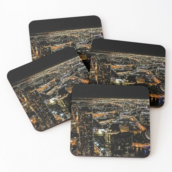 Item preview, Melbourne, Australia, City Lights, Downtown Cityscape designed and sold by newburyboutique.