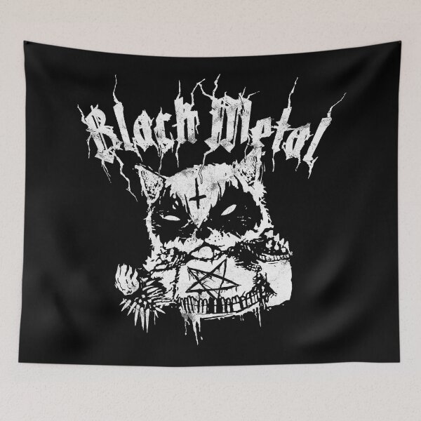 Item preview, Grim Corpse Paint Raccoon | Trve Black Metal Edition designed and sold by RAWWR.