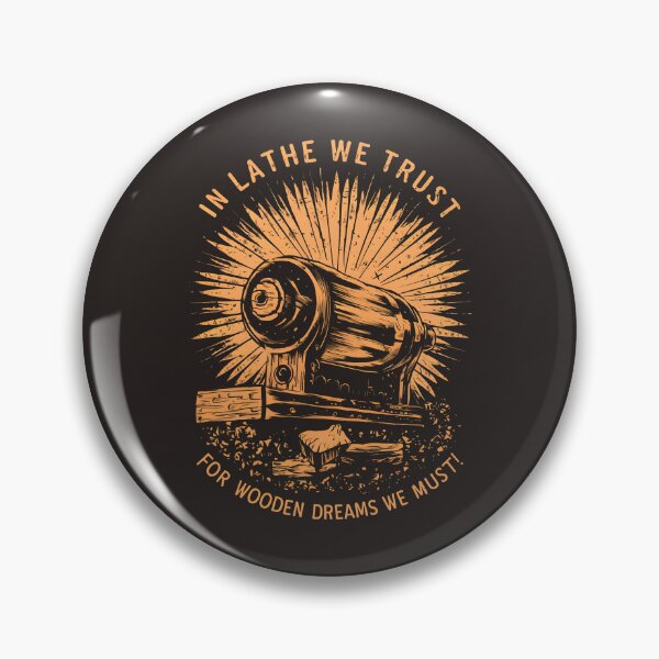 Item preview, Trust in the Lathe - Woodturning Passion Design designed and sold by VoyteksDesigns.