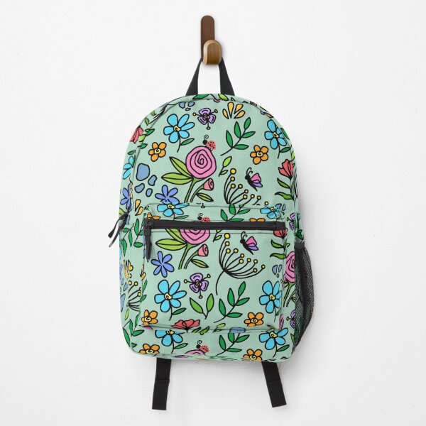 Item preview, Floral Garden Mural pattern (5th copy) designed and sold by Charmy Design.