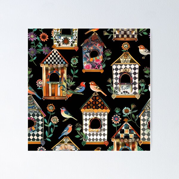 Item preview, Enchanted Birdhouses: A Whimsical Avian Paradise designed and sold by David Balzen.