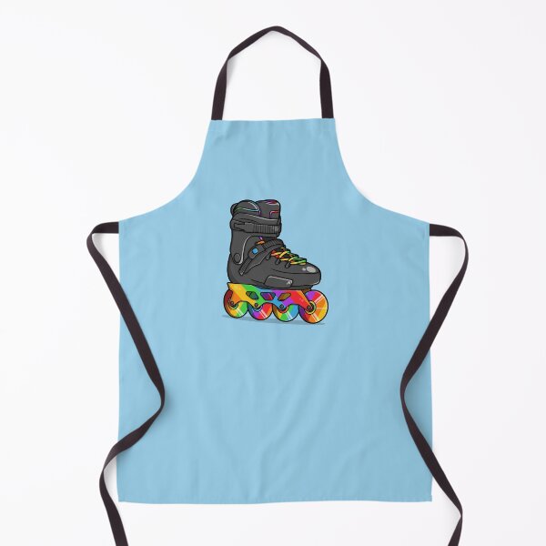 Item preview, Rainbow In Line Skates - Rollerskating - Pride designed and sold by Amy Farmer.