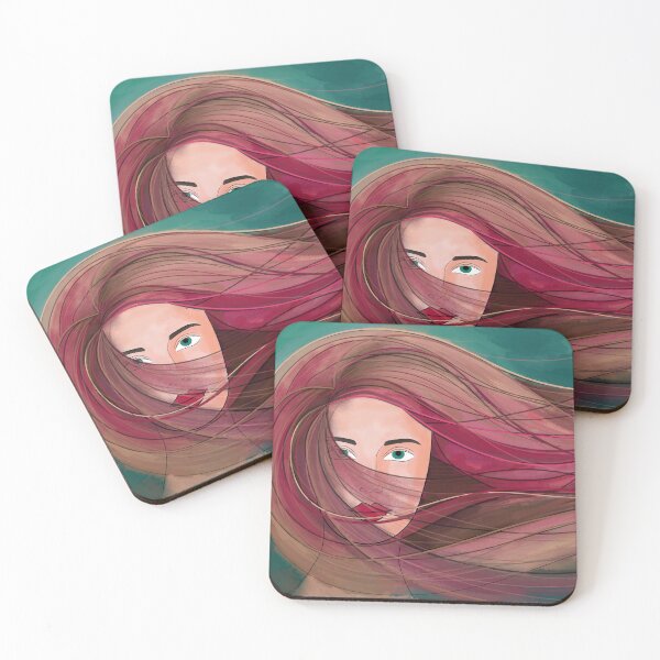 Item preview, Ginger woman in the wind designed and sold by Innercomers.