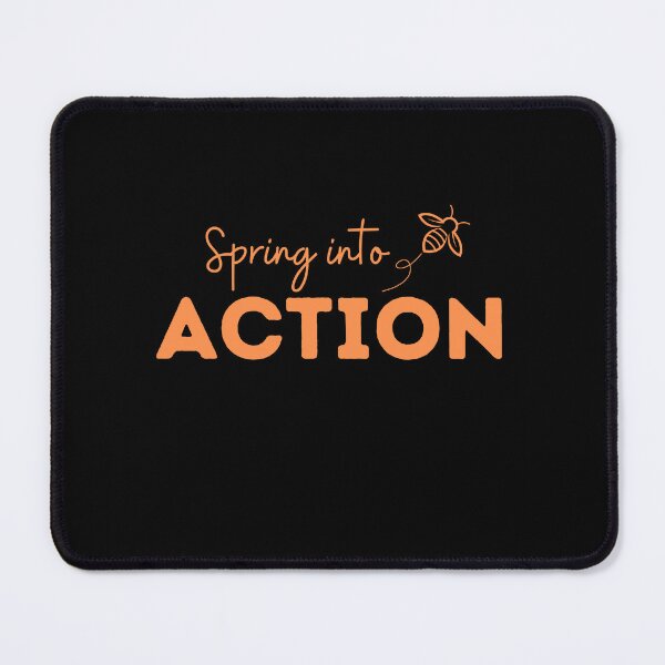 Item preview, Spring into action - funny gifts for beekeepers orange version designed and sold by alczar.