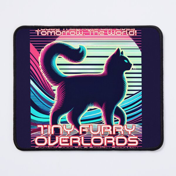 Item preview, Tiny Furry Overlords | Cat Owner Humor For Cat Lovers designed and sold by McThingummy.