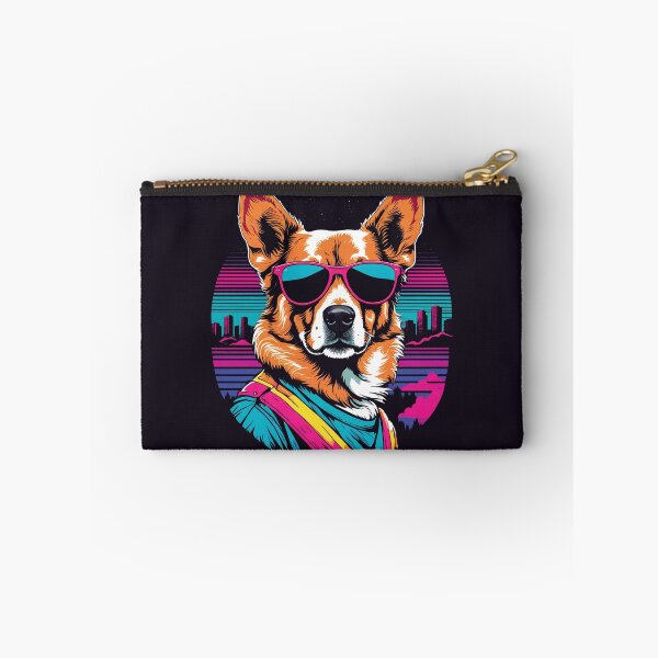 Item preview, Dog with glasses the furry witness that fashion is a constant celebration of individuality, with each pair of glasses telling a unique story designed and sold by Pulsant  Paintings.