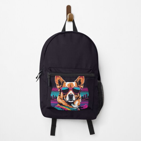 Item preview, Dog with glasses the furry witness that fashion is a constant celebration of individuality, with each pair of glasses telling a unique story designed and sold by Pulsant  Paintings.