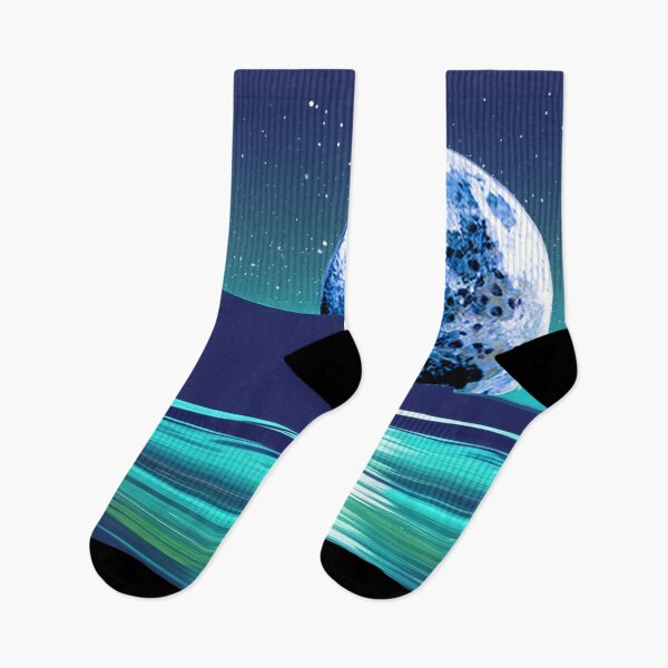 Item preview, Neon Ocean Crumpet Moonrise designed and sold by LionBrew.