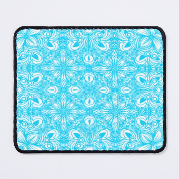Item preview, Delicate blue mandala seamless designed and sold by Flowersonstuff.