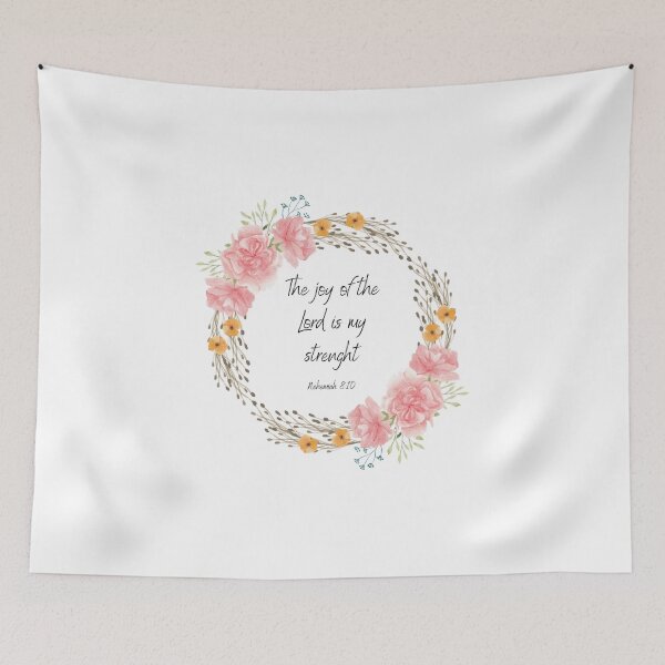 Item preview, The joy of the Lord is my strenght; Nehemiah 8:10 designed and sold by SacredSoulCraft.