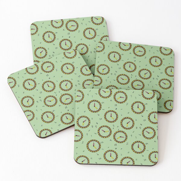 Item preview, Copy of Tick Tock clock on green designed and sold by Celeste Bocchicchio-Chaudhri.