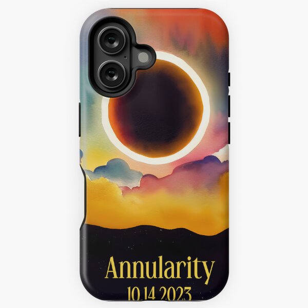 Item preview, Annular Eclipse in Watercolor with caption designed and sold by sylviatx.