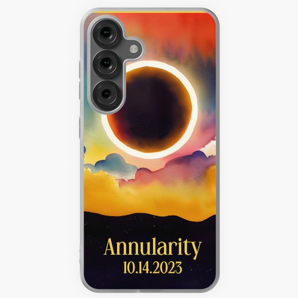 Item preview, Annular Eclipse in Watercolor with caption designed and sold by sylviatx.