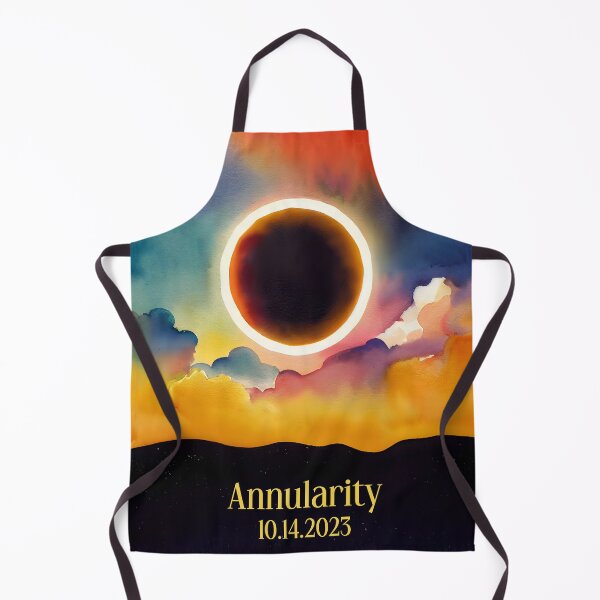 Item preview, Annular Eclipse in Watercolor with caption designed and sold by sylviatx.