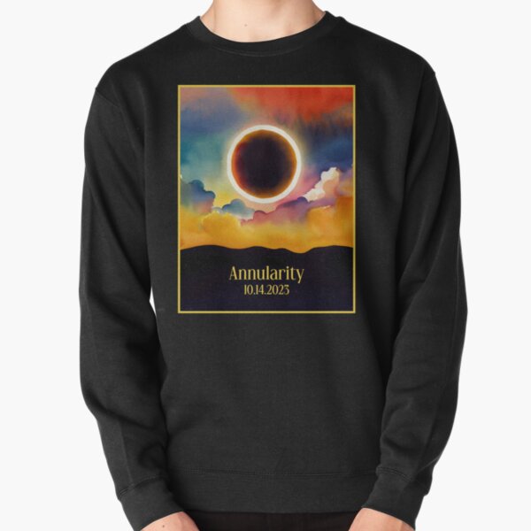 Item preview, Annular Eclipse in Watercolor with caption designed and sold by sylviatx.