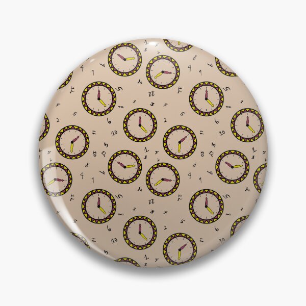 Item preview, Tick Tock clock on tan designed and sold by Celeste Bocchicchio-Chaudhri.