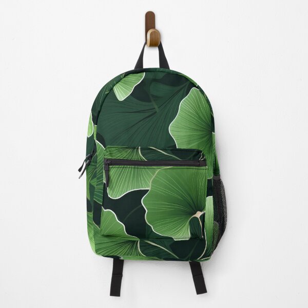 Item preview, Elegant Ginkgo Leaves - Green Botanical Pattern designed and sold by meowjourney.