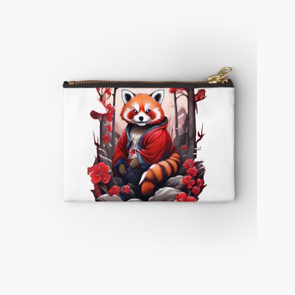 Item preview, cute red panda in cherry forest designed and sold by Karaz's Animal Kingdom.