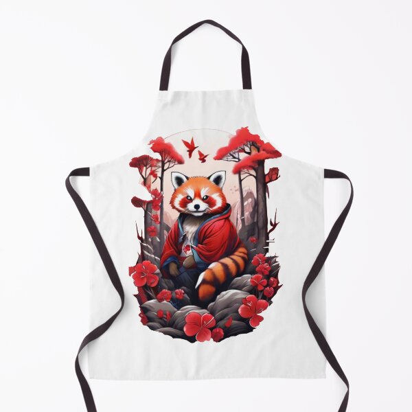 Item preview, cute red panda in cherry forest designed and sold by Karaz's Animal Kingdom.