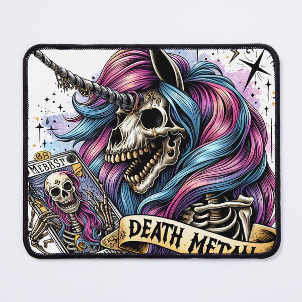 Item preview, Skeleton Unicorn (With Death) designed and sold by clarkfraser.