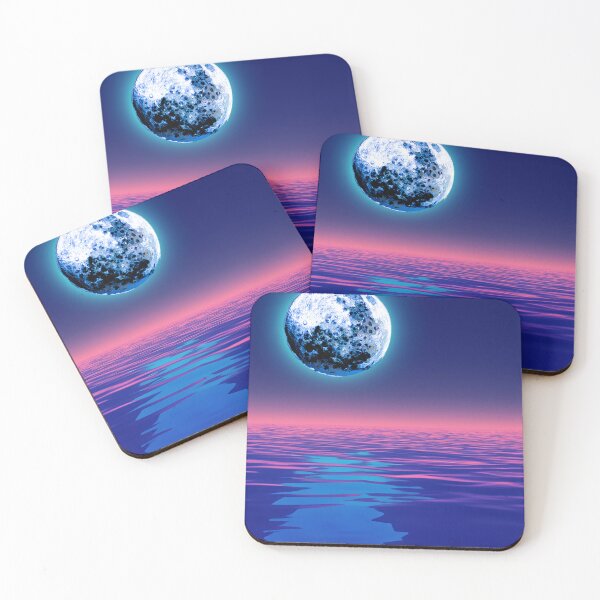 Item preview, Neon Ocean Crumpet Moonrise designed and sold by LionBrew.