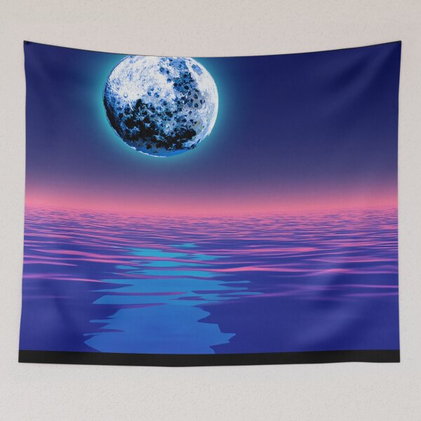 Item preview, Neon Ocean Crumpet Moonrise designed and sold by LionBrew.