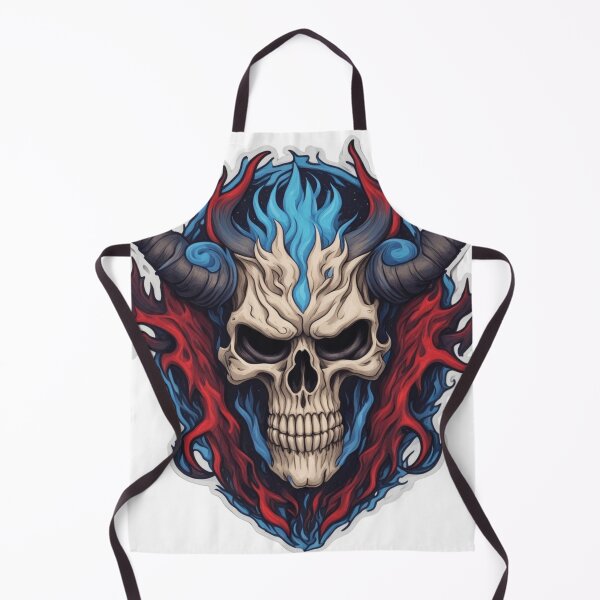 Item preview, Infernal Fusion: Horned Skull designed and sold by MrDarkRealm.