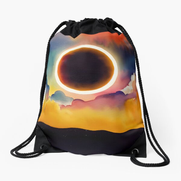 Item preview, Bright Watercolor Eclipse designed and sold by sylviatx.