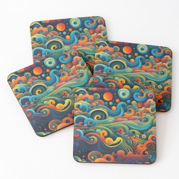 Item preview, Psychedelic Clouds  designed and sold by Owl-o-the-wisp.