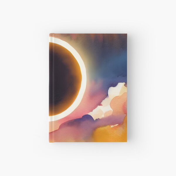 Item preview, Bright Watercolor Eclipse designed and sold by sylviatx.