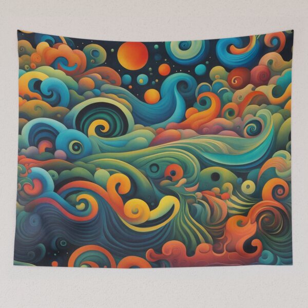 Item preview, Psychedelic Clouds  designed and sold by Owl-o-the-wisp.