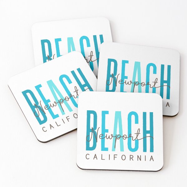 Item preview, Newport Beach California (Aqua) designed and sold by Whackadoodletee.