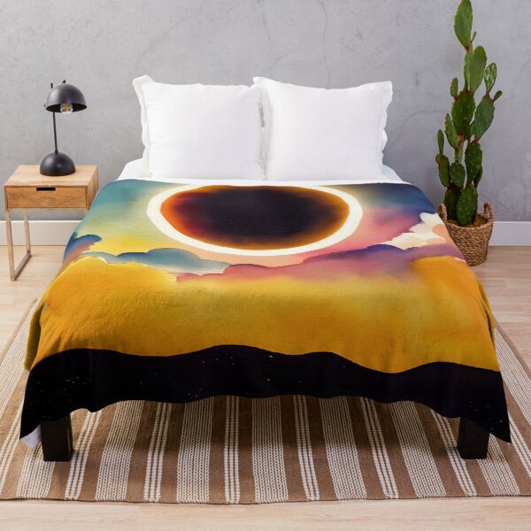 Item preview, Bright Watercolor Eclipse designed and sold by sylviatx.
