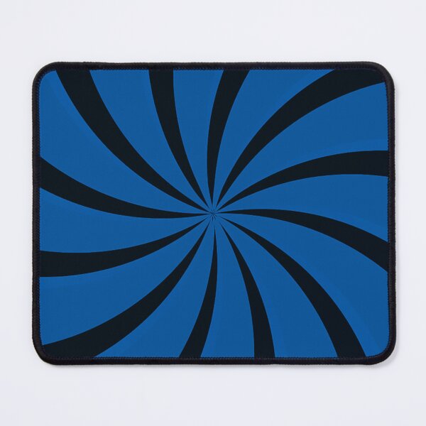 Item preview, Blue Black Spiral 60s retro roundel design designed and sold by ModSupporters.