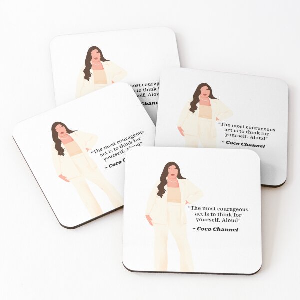 Item preview, Coco Channel, The most courageous act is to think for yourself  designed and sold by ChiWellness Shop.