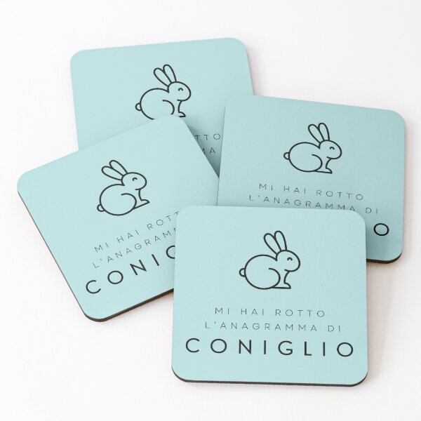 Item preview, Mi hai rotto l'anagramma di Coniglio designed and sold by FedoraDesign.