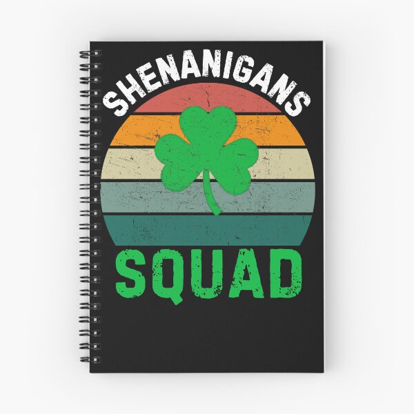 Item preview,  Shenanigans Squad Shamrocks Funny St Patricks Day designed and sold by AVATAR-MANIA.