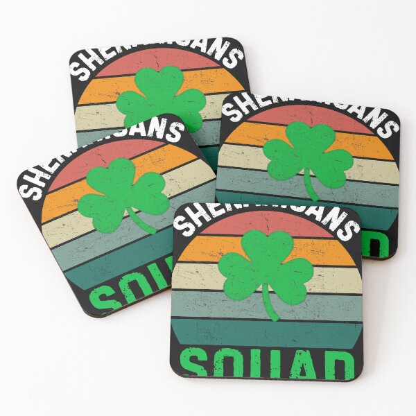 Item preview,  Shenanigans Squad Shamrocks Funny St Patricks Day designed and sold by AVATAR-MANIA.