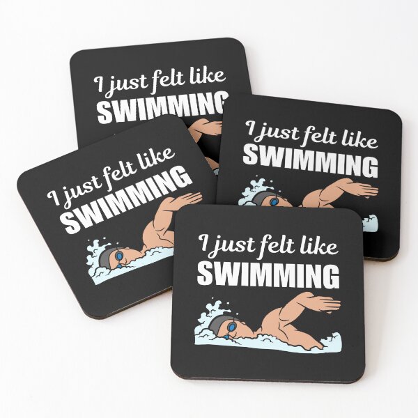 Item preview, I just felt like swimming, best funny swimming quote or saying for swimmer club designed and sold by NBSStore.