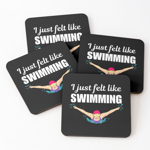Item preview, I just felt like swimming, best funny swimming quote or saying for women or girl swimmer club designed and sold by NBSStore.