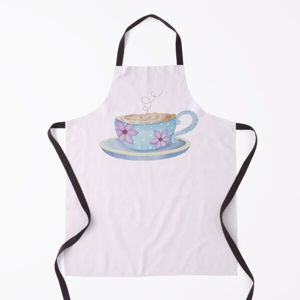 Item preview, Coffee cup with milk foam and flowers designed and sold by Sandra Brezina.