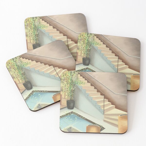 Item preview, stairs. oil on canvas designed and sold by Tereza Pilar  Art.