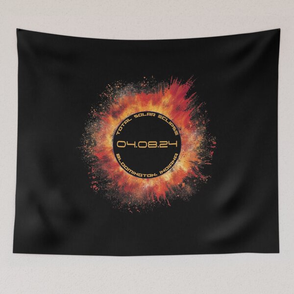 Item preview, Total Solar Eclipse April 8 2024 Bloomington Indiana designed and sold by NateFellhauer.