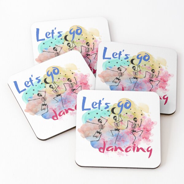 Item preview, Dancing skeletons let's go dancing designed and sold by LuckyFamily.